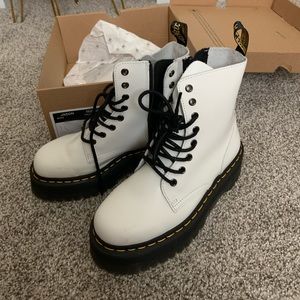 brand new (never worn) platform Doc Martin boots
